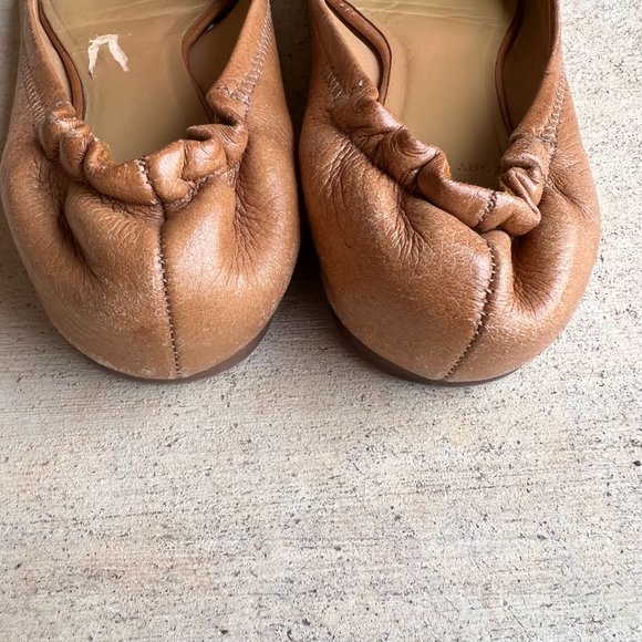 Tory Burch Tan Leather Flats - Picture 6 of 14
